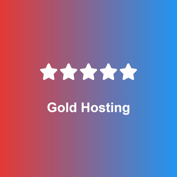 Gold Web Hosting (Monthly)